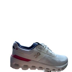 On Men’s Size 14 Running Shoes | NWT | White Blue Red gold | No Lid on clouds